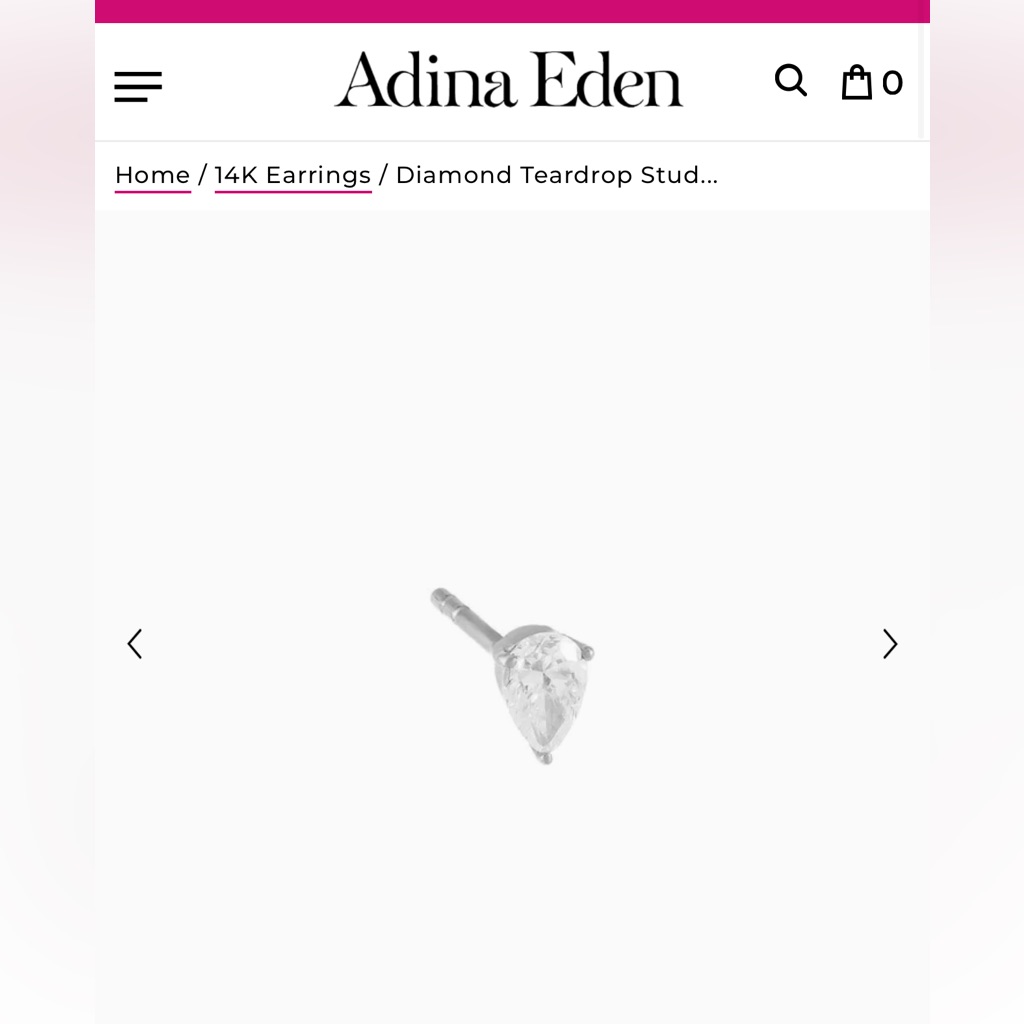 Teardrop Studs